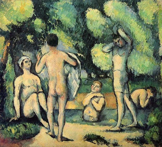 Paul Cezanne Badende